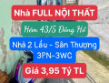 Nhà bán tại đường Lạc Long Quân Quận Tân Bình giá 3.95 tỷ 24 m²