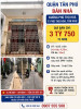 Nhà bán tại đường Phú Thọ Hòa Quận Tân Phú giá 3.75 tỷ 32.4 m&sup2;